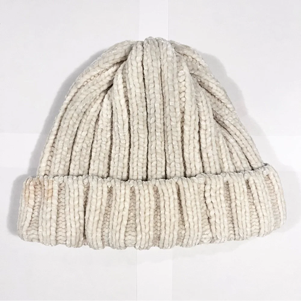 C.C Cream Natural Polyester Beanie Cap